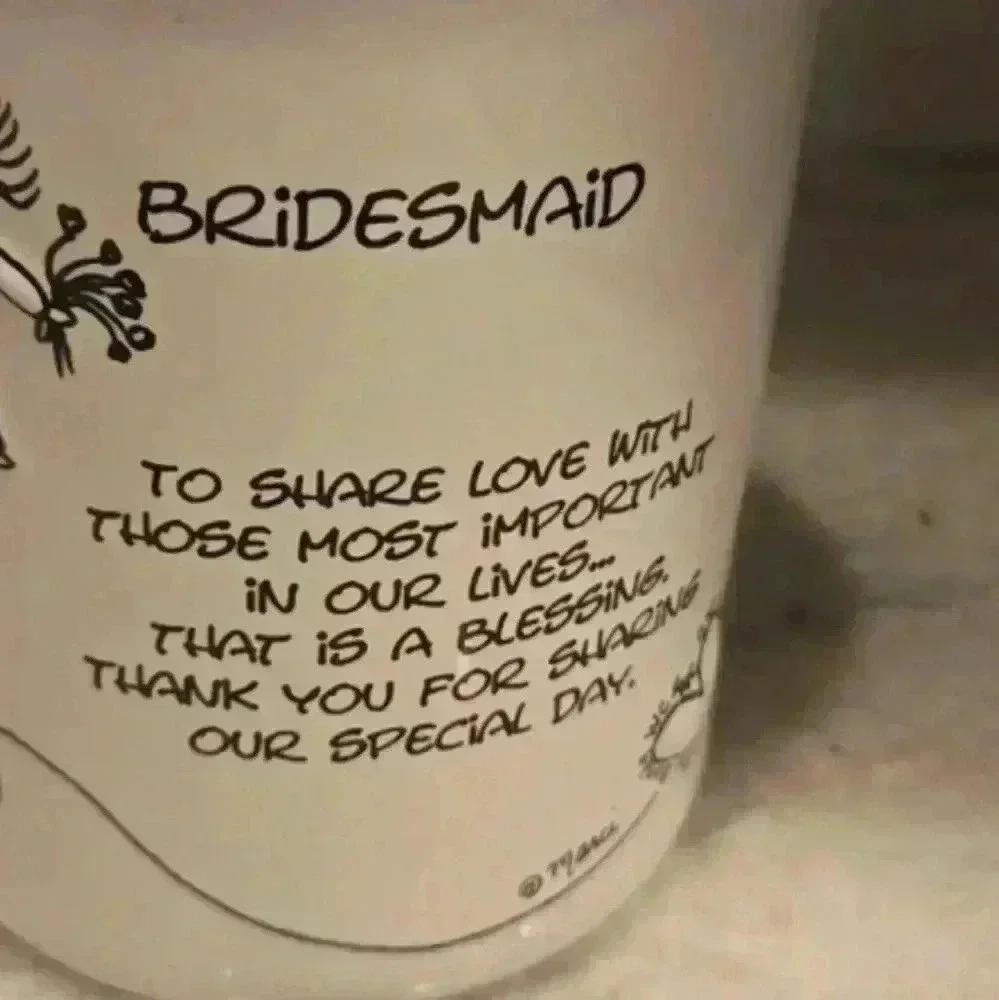 Bridesmaid Ceramic Mug – Enesco Keepsake Gift